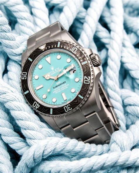 rolex submariner tiffany for sale|Rolex tiffany blue 36mm price.